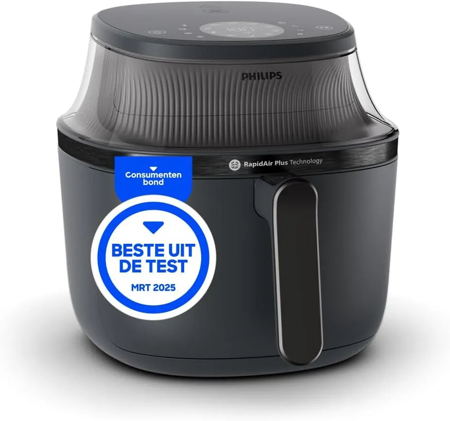Philips airfryer, 3000 7,2L, 16-in-1 met RapidAir Plus, heteluchtcirculatie met kookprogramma's