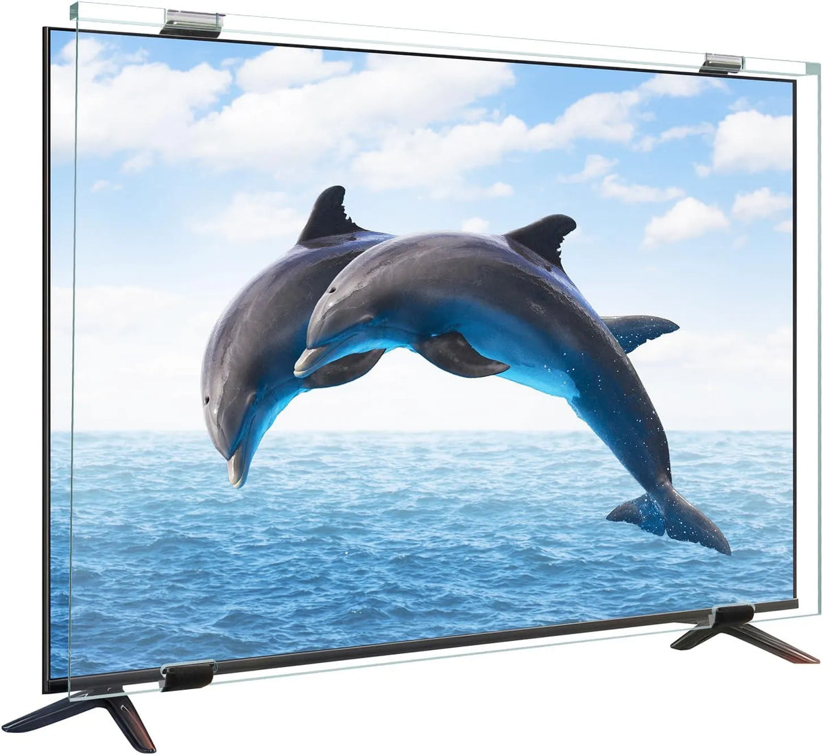Monitor, 55 Inch, digitaal display, Qoosea 55 Inch TV Screen Protector, HD Clear Anti-kras Screen Protector