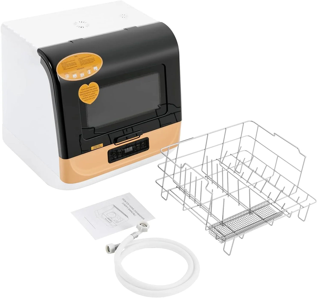 Vaatwasser, 800 W, Mini-, draagbare tafel, automatische programma's voor servies