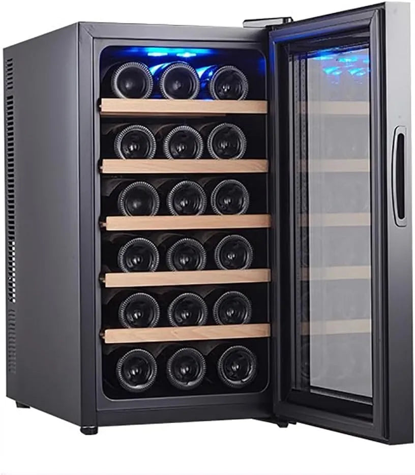 Wijnkoelkast, Stille Werking, Wijnbewaarkast Met Constante Temperatuur, Multifunctionele, Met Een Capaciteit Van 30 Flessen