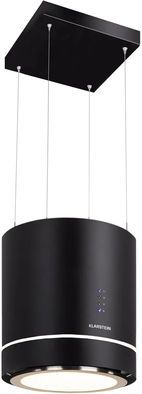 Klarstein afzuigkap, 165 W, 540m3/h, 38x45 cm, 3 standen, Tron Ambience, 165 W met 540m3/h circulatieluchtcapaciteit in 3 standen