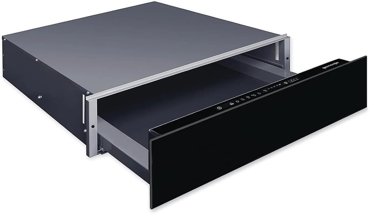 Gorenje WD1410BG warmhoudladen & kasten in zwarte uitvoering
