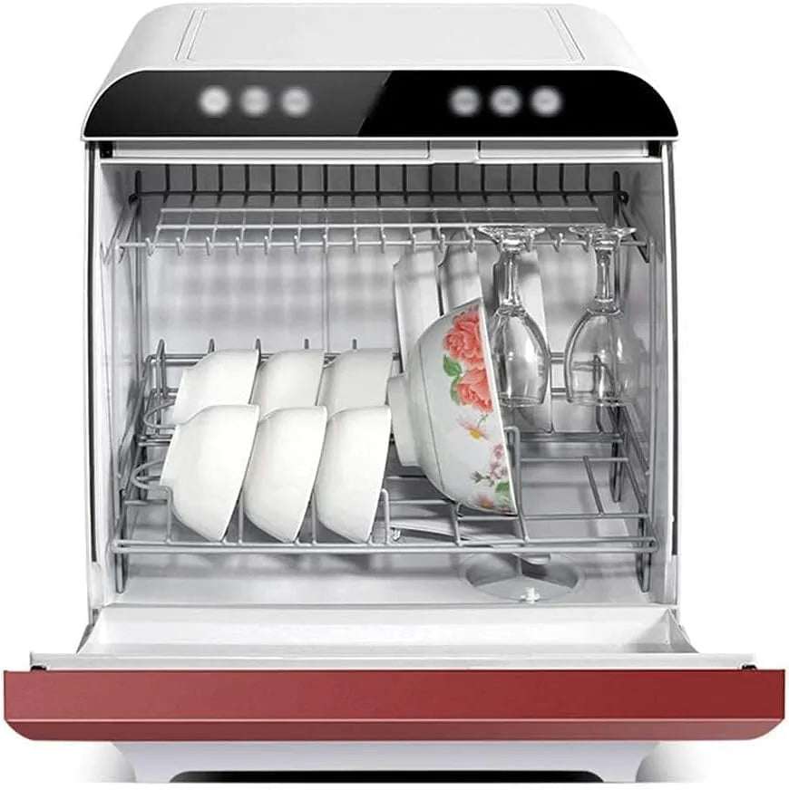 Vaatwasser, automatische werking, volledig automatisch, kleine huishoudelijke tafel, zelfstandige vaatwasmachine, 4 slimme reinigingsprogramma