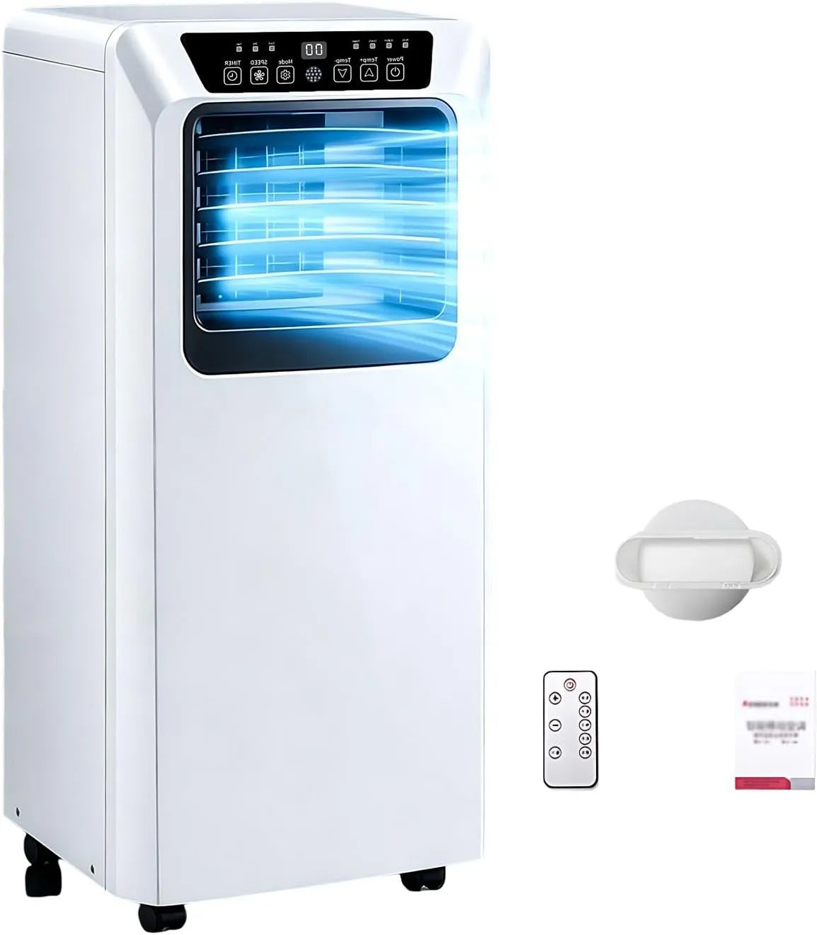 Airconditioner, Mobiele Airco Compact voor op Zolder, koeling met temperatuur- en ventilatorregeling