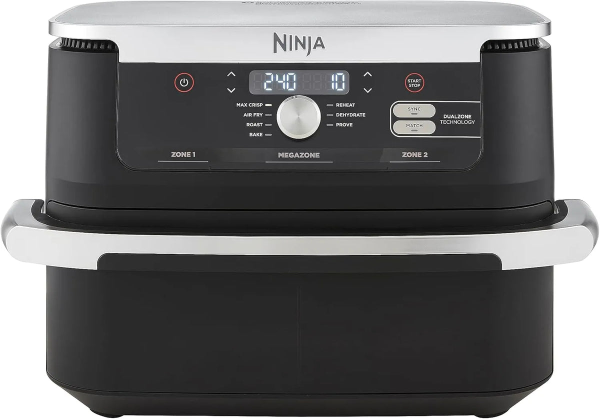 Ninja AF500EU airfryer, Foodi FlexDrawer, 2 Laden Met Uitneembare Verdeler