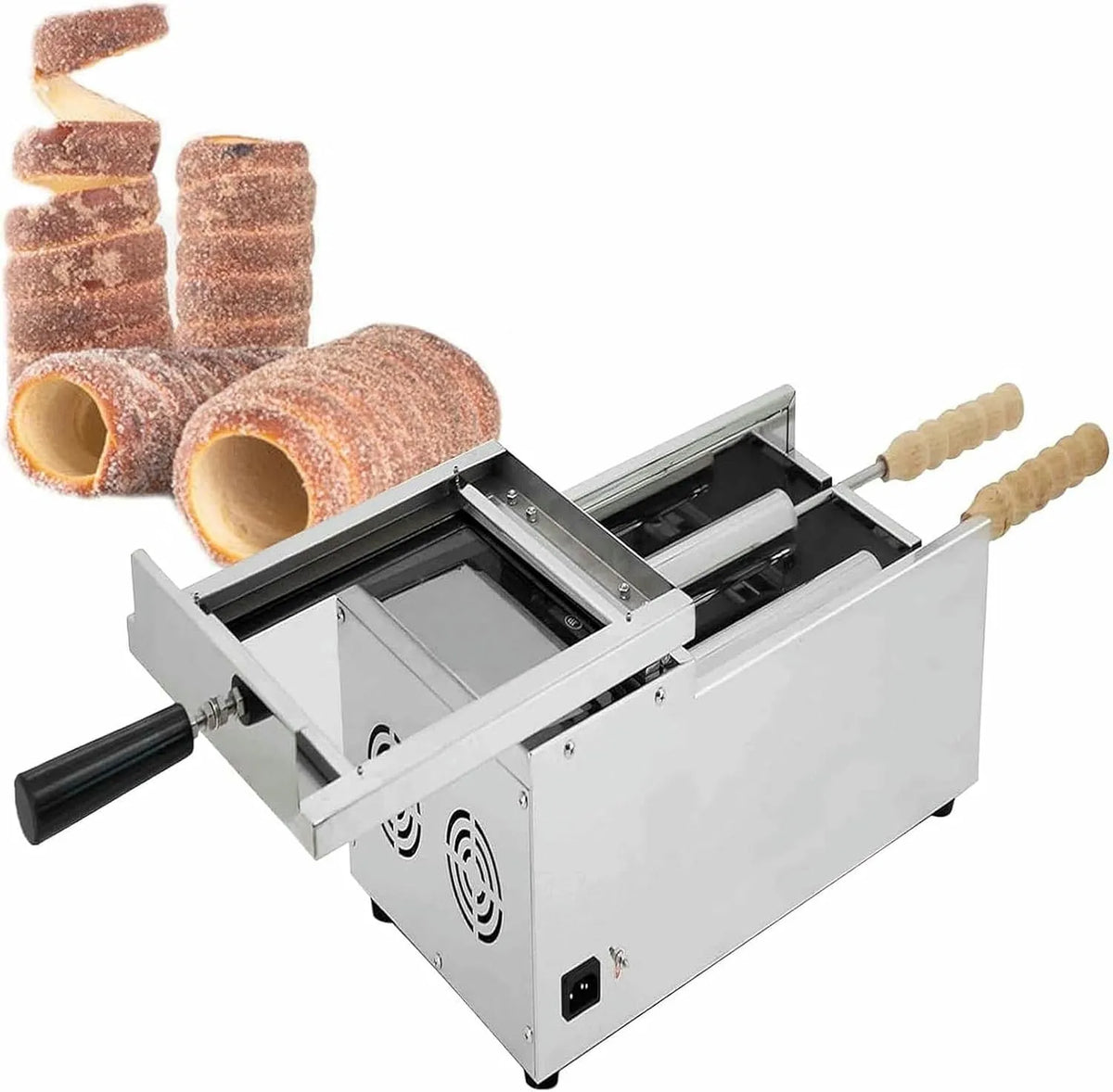 Elektrische oven, 1500W, Schoorsteentaartmachine 1500W, Commerciële Oven En Grill Voor Heerlijke Broodjes, Voor Restaurants En Thuiskeukens