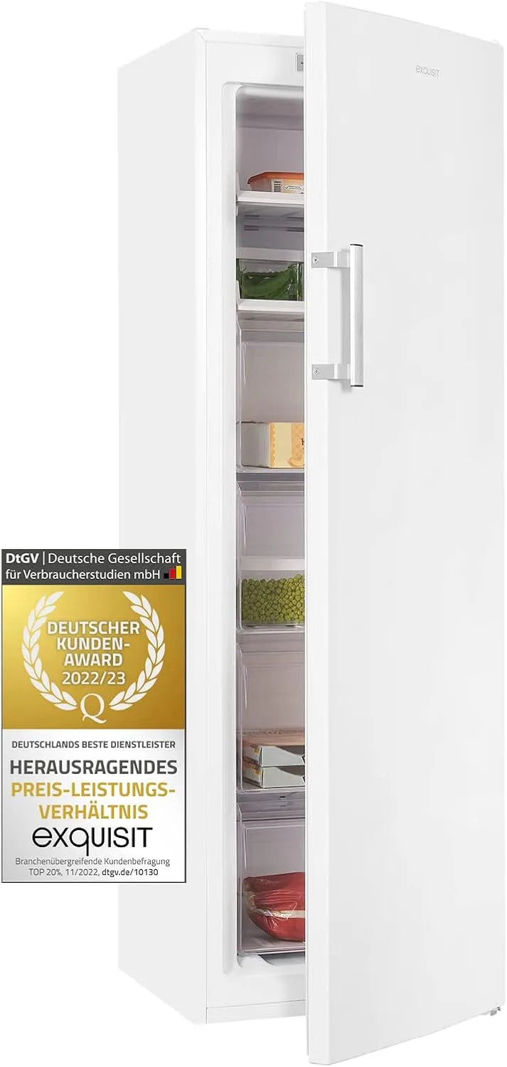 Exquisit GS271-NF-H-040D vriezer, 204 l, diepvriesopslag met temperatuurregeling