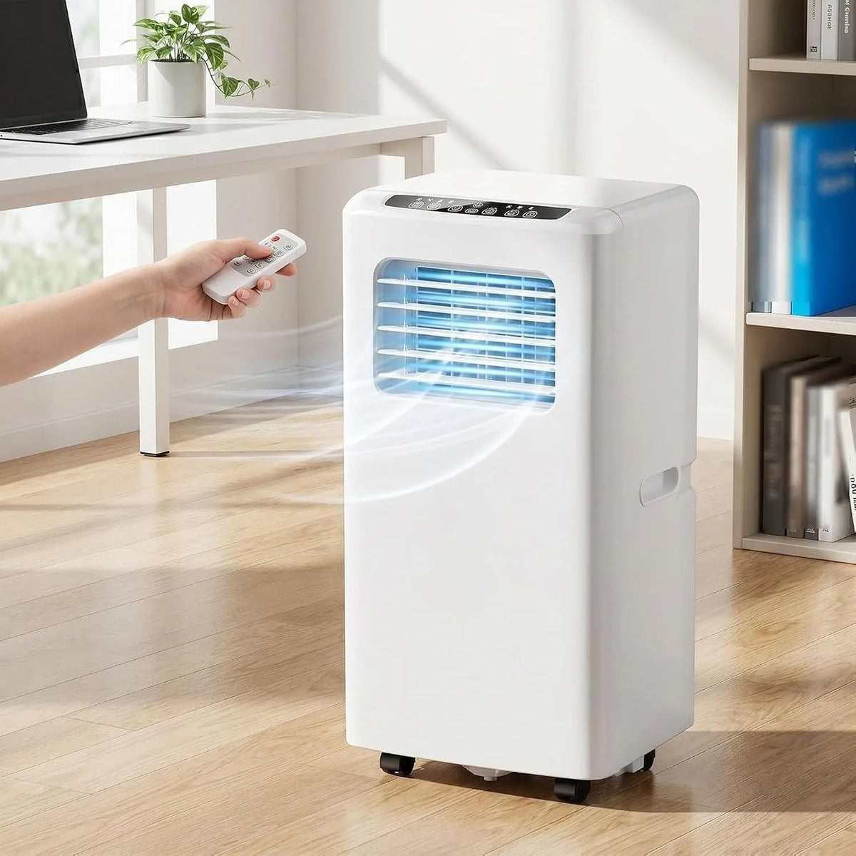Airconditioner, 14000 BTU, 5000 BTU, timer, stille werking, 14000 BTU mobiele, verplaatsbare koelunit met afstandsbediening