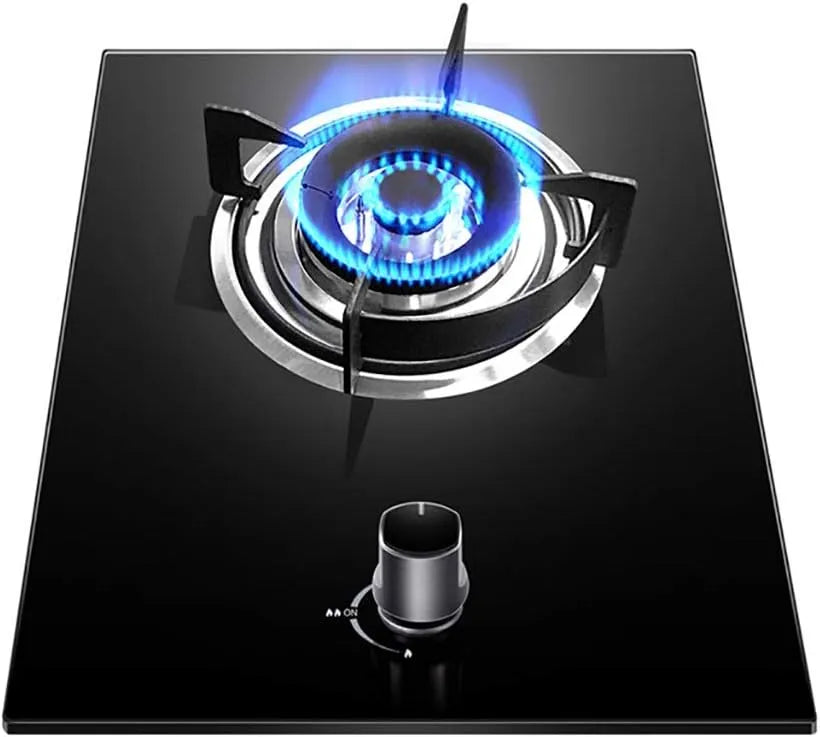 4.5KW gaskookplaat, IBOWZ Branders Desktop/Embedded Single Cooker Gas Cooktop, LPG/NG Dual Fuel Fornuis Gasfornuis, Energie Klasse A