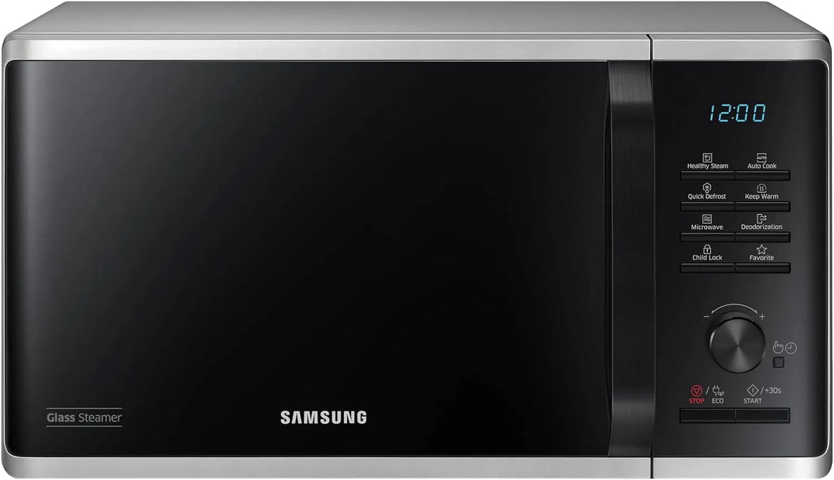 Samsung MS23K3555ES SOLO magnetron, 800 W, 20 programma's, Zwart en zilver