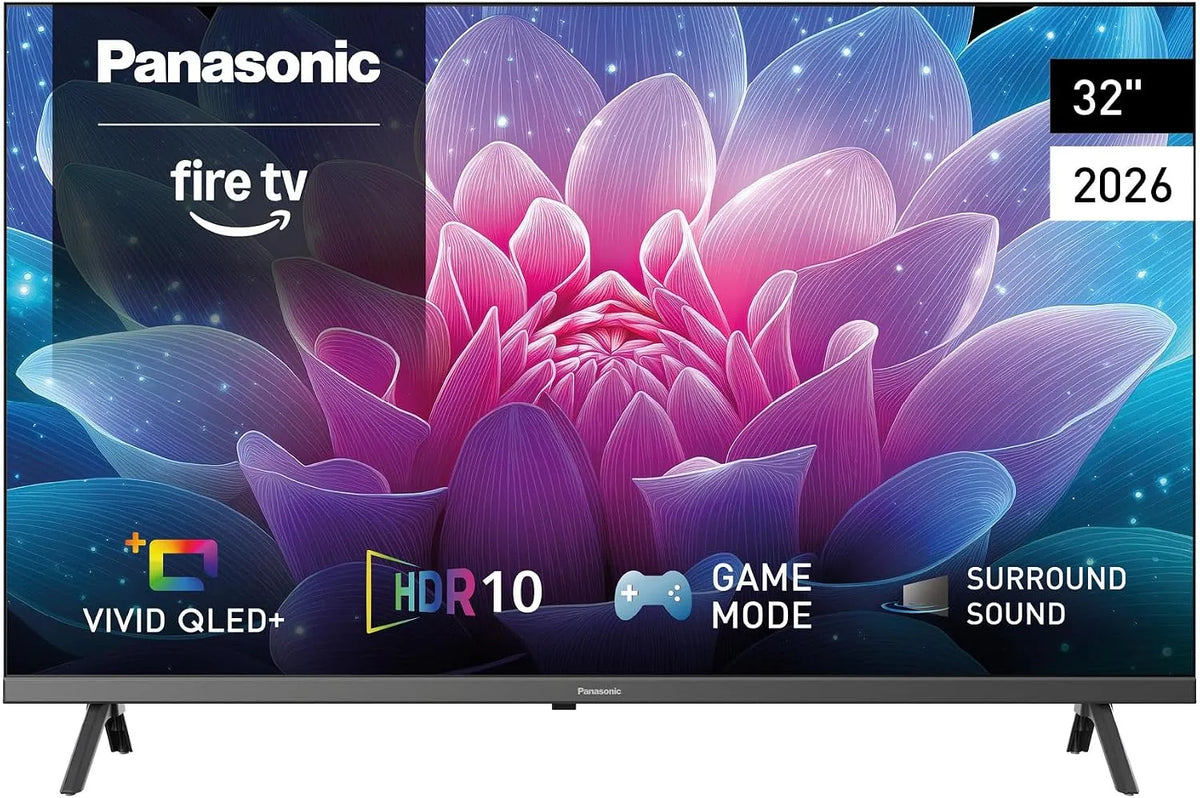 Panasonic TV-32S65CEZS, 32 inch, 82 cm, Full HD, Bluetooth-connectiviteit, Full HD QLED, Dolby Atmos, AI 4K Colour Engine, Apple Airplay, S65C-serie