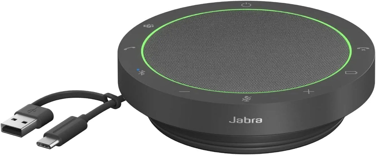 Bluetooth-luidspreker, 50 mm, Bluetooth-connectiviteit, Jabra Speak2 55 Draadloze telefoon, Draagbare luidspreker met 4 ruisonderdrukkende microfoons