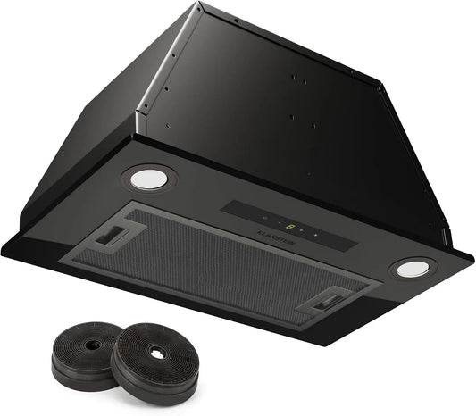 Klarstein afzuigkap, 439m3/h, touchbediening, timer, Keuken 52cm, Afzuigventilator voor Keuken met LED-verlichting, 439m3/h Luchtstroom pen