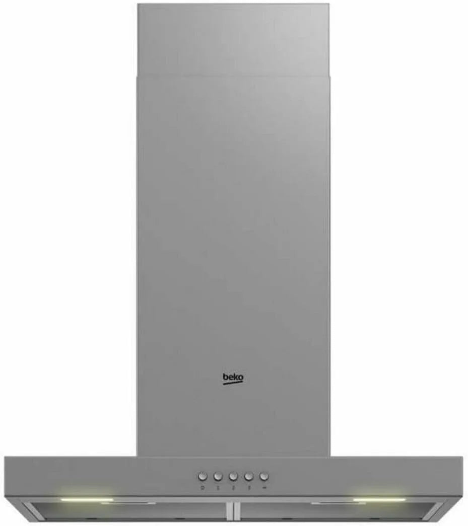 Beko BHCB61622BXH afzuigkap, 60 cm, roestvrijstalen behuizing, decoratieve, productlijn Beyond, kleur roestvrij staal, maximale opwekking