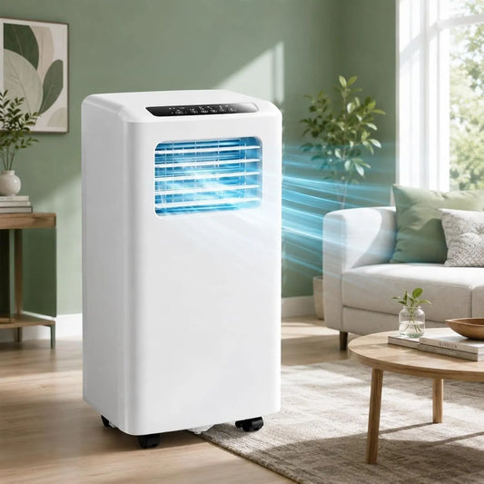 Airconditioner, 12000 BTU, 2600W, stille werking, 12000 BTU mobiele 2600W koelvermogen, 120 graden wijde luchtstroom