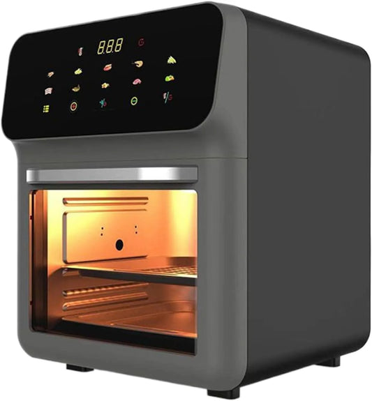 Airfryer, Aanrechtoven Combinatie Van 0°C Tot 200°C Koken, heteluchtcirculatie met kookprogramma's