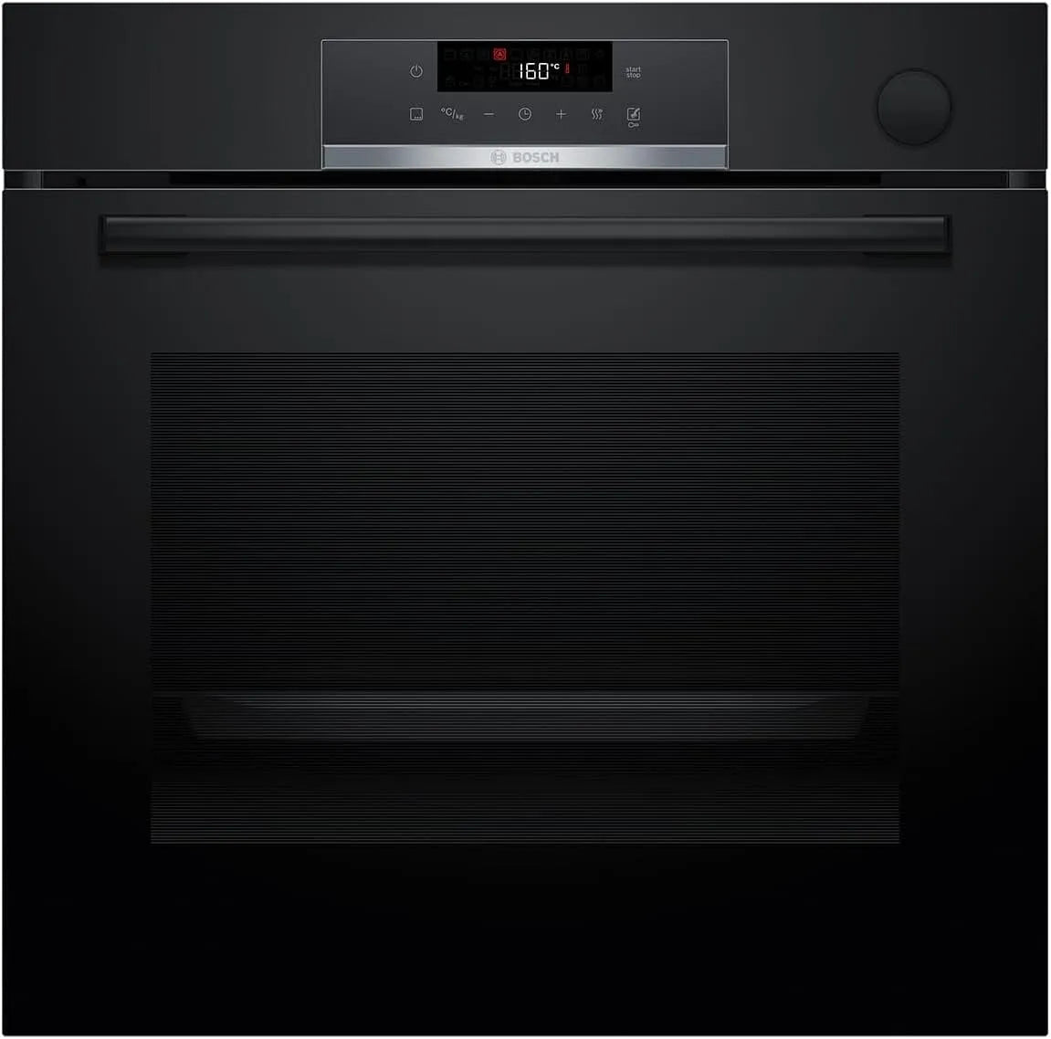 Bosch HRG532BB3 3D elektrische oven, 60 cm, 60 x 60 cm, automatische werking, heteluchtfunctie, inbouwoven met stoomondersteuning, Soft Close
