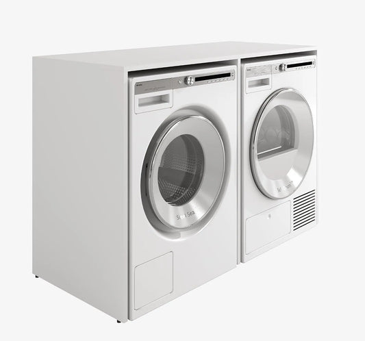 Was-droogcombinatie, 130 cm, 65 cm, wassen en drogen in één apparaat