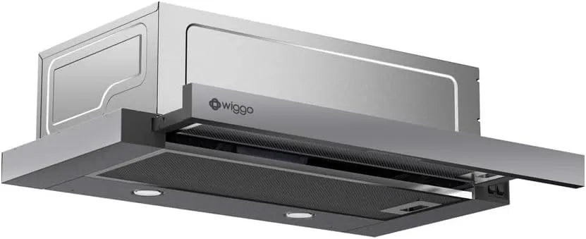 WE-E632ER afzuigkap, 60 cm, Wiggo, Inbouw, keukenventilatie met instelbare afzuigstanden