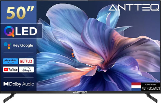 Q50 TV 127 Smart TV, 127 cm, 50 inch, Bluetooth-connectiviteit, Antteq Koalas Series 4K HDR QLED Android cm