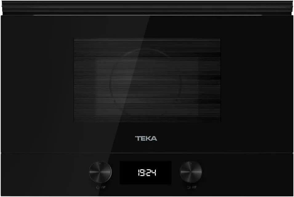 Teka ML 8220 TOT magnetron, 850 W, 5 standen, digitaal display, L inbouw met grill, 2 display-afstandsbedieningen, zwart glas