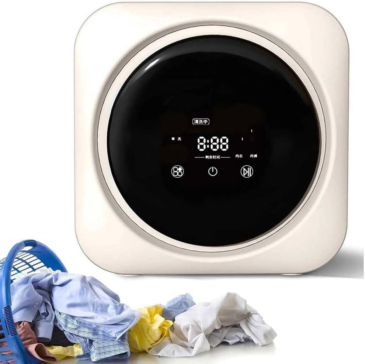 Wasmachine, Kleine Wandgemonteerde, wasprogramma's met elektronische bediening