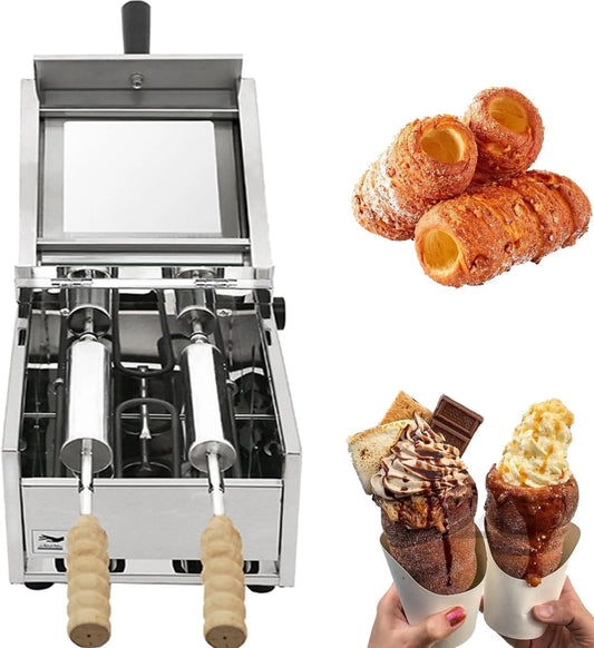 Elektrische oven, 1500w, 1500w Schoorsteencake Oven, Elektrische Commerciële Schoorsteenbroodjes Grill Maker, Schoorsteencake Machine