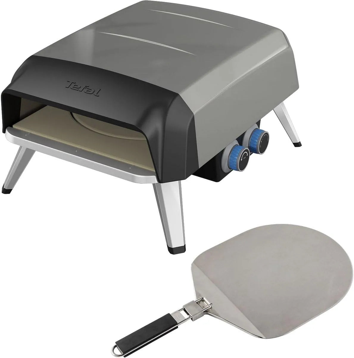 Tefal JM412010 pizzaoven, Pizza Pronto, voor buiten, gaswerking, hoge-temperatuurbereiding voor pizza