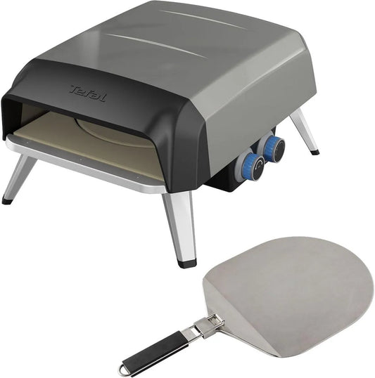 Tefal JM412010 pizzaoven, Pizza Pronto, voor buiten, gaswerking, hoge-temperatuurbereiding voor pizza