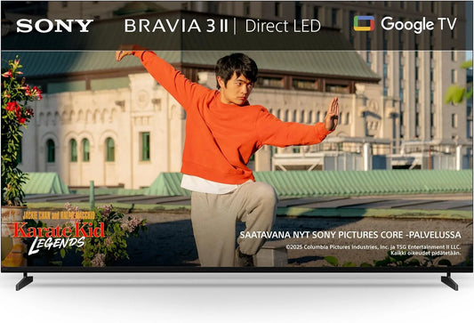 Apple LED 43, Sony BRAVIA 3 Direct ', X-Balanced Speaker, Dolby Vision/Atmos, IMAX Enhanced, Google Cast