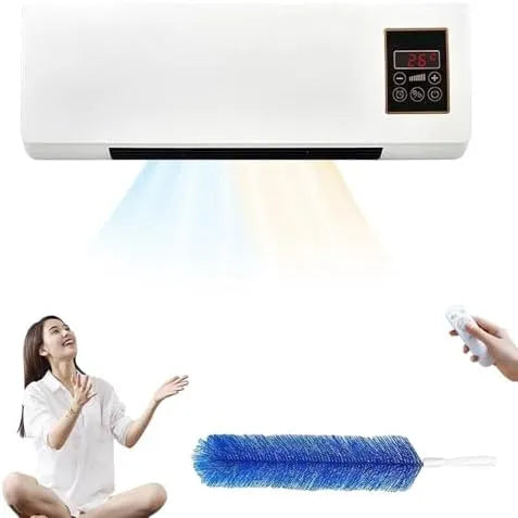 Airconditioner, 3500 W, timer, stille werking, koel- en verwarmingsfunctie, draagbare split-AC-unit, 2-in-1 mini-wandmontage
