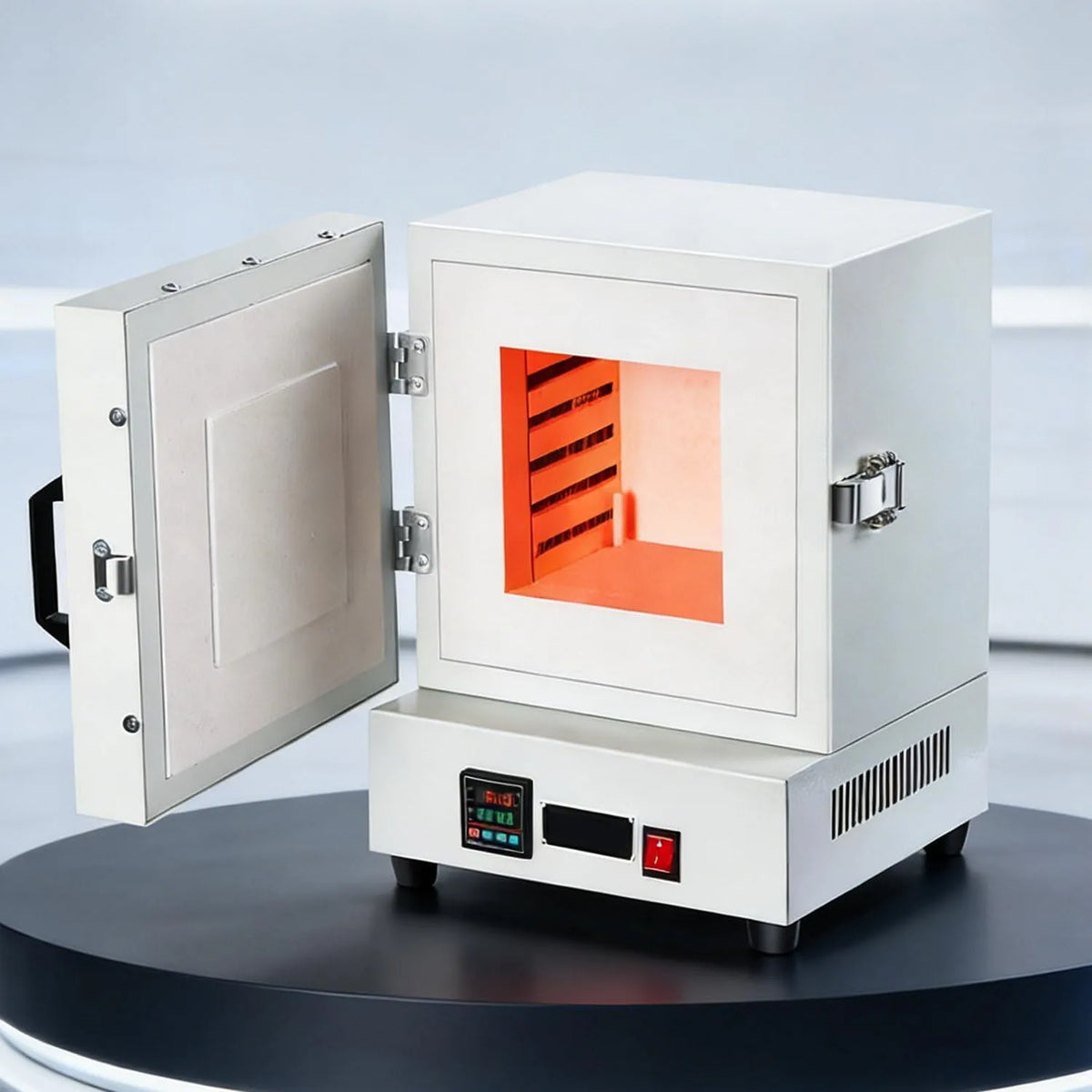 Elektrische oven, 2000W, voor metaalsmelten, 1150°C vierzijdige oven met constante temperatuur, 2000W gesloten muffeloven
