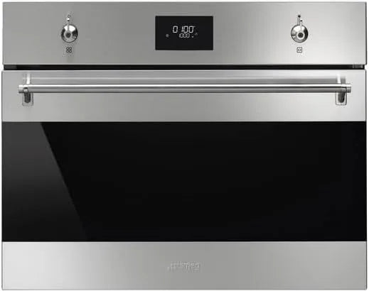 Smeg SO4301M1X magnetron, 45 cm, Inbouw Combi-, compacte combinatie