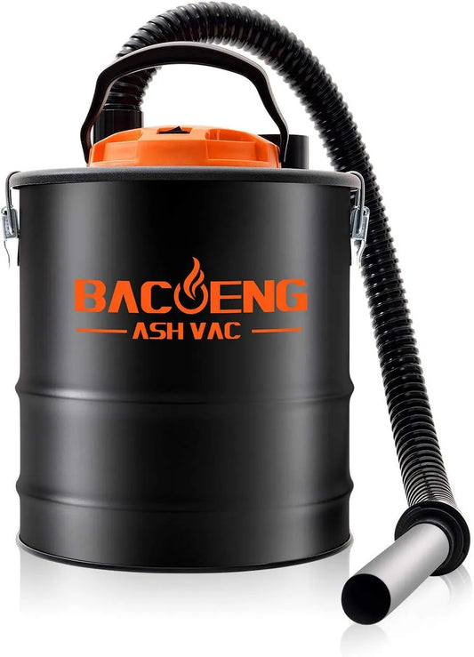 Stofzuiger, BACOENG 4 Gallon 6.6Amp Compact Ash w/Blazen Functie, Zakloze Puin Ash Collector voor Open haarden, Vuurkorven en Kachels