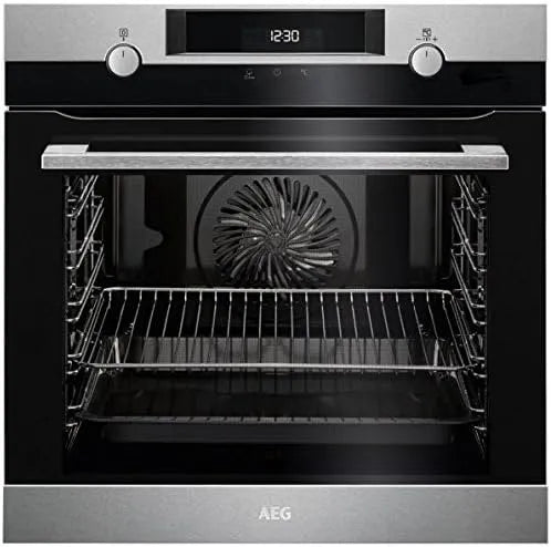 AEG BPK 537221 M elektrische oven, roestvrijstalen behuizing, 72 l zwart, roestvrij staal A+