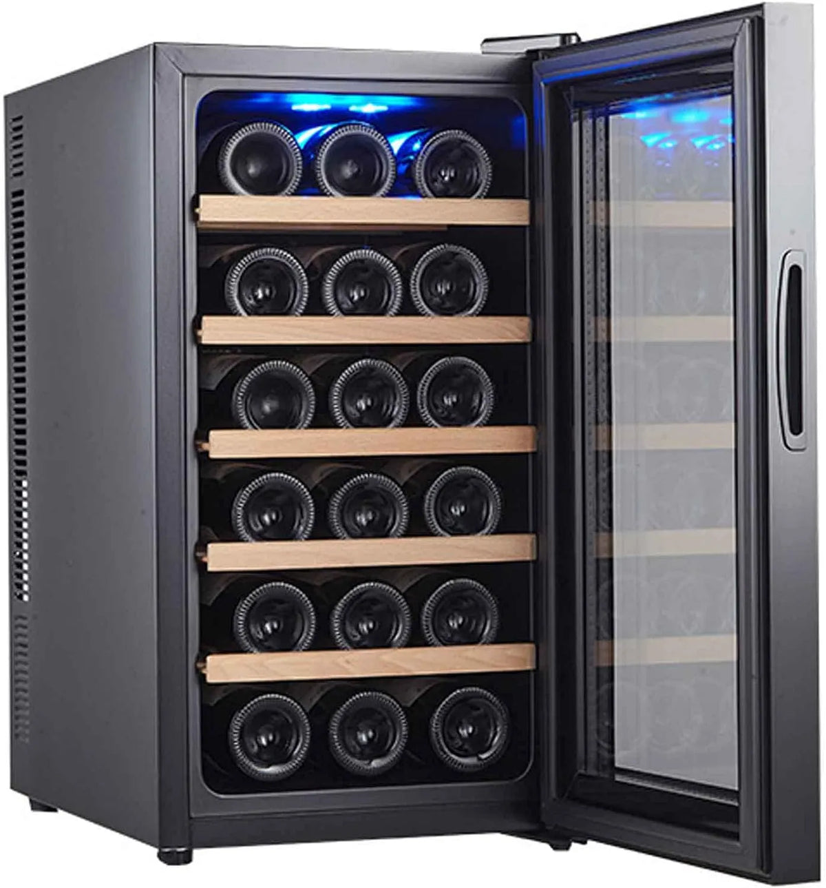 Koelkast, stille werking, Dranken Mini, wijnkast met constante temperatuur Pas de temperatuur aan Vrijstaande bar Stille werking Compressor