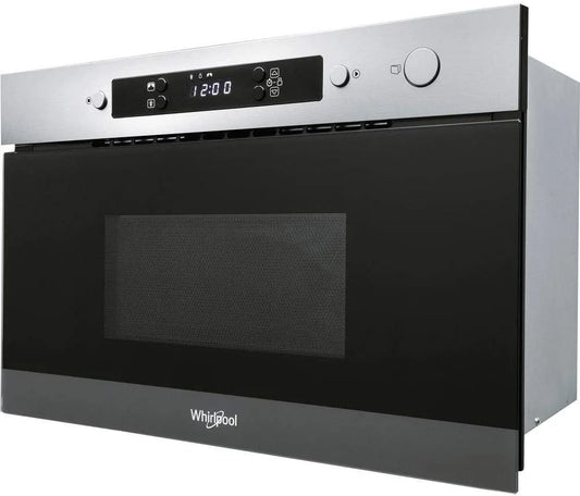 Whirlpool magnetron, roestvrijstalen behuizing, roestvrij staal, opwarmen en ontdooien met vermogensstanden