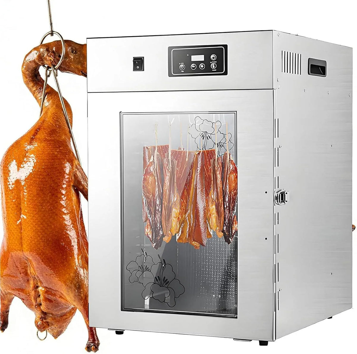 Voedseldroger, 800 W, Commerciële grote, apparaat voor thuisgebruik, machine voor jerky, 800 W volledig roestvrijstalen droger
