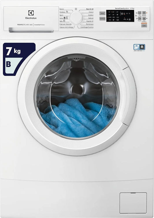 Electrolux EW6S507W wasmachine, serie 600 SensiCare 7 kg, wasprogramma's met elektronische bediening