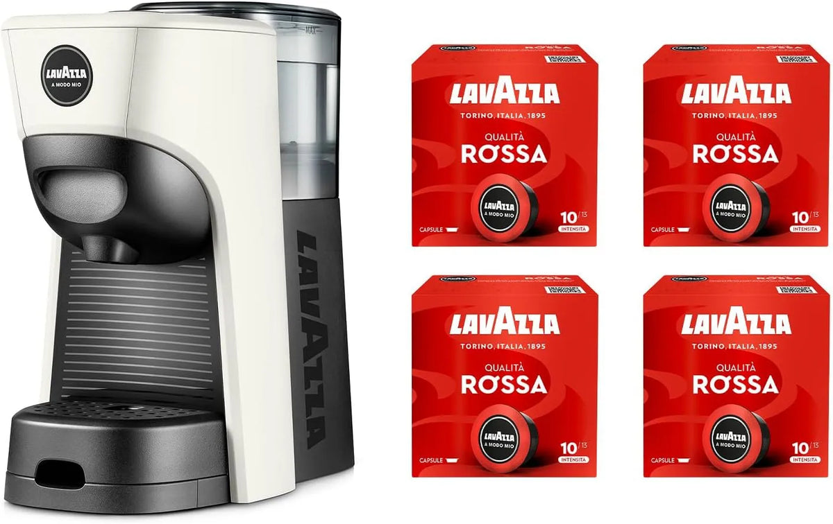 Koffiemachine, 1450 W, 240 V, 60 Hz, A Modo Mio Tiny Eco Koffiezetapparaat, espressomachine van gerecycled kunststof