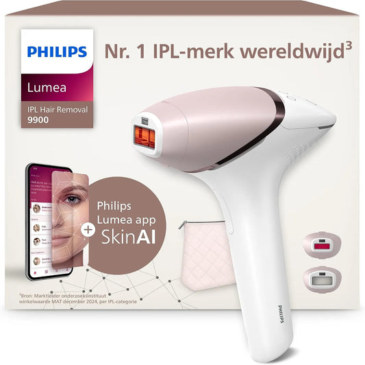 Philips BRI950/02 IPL-ontharingsapparaat, SenseIQ-technologie, SkinAI-functies, Lumea 9900 Series, Laser Ontharing alternatief
