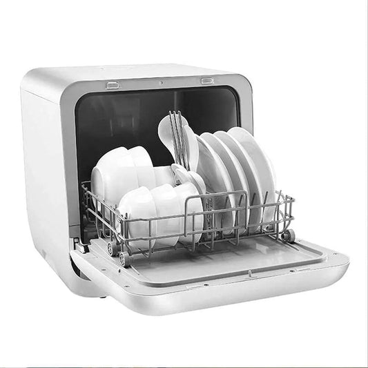Vaatwasser, touchbediening, automatische werking, Volautomatische kleine mini- voor huishoudelijk gebruik, 3 slimme wasmodi, reiniging met één knop