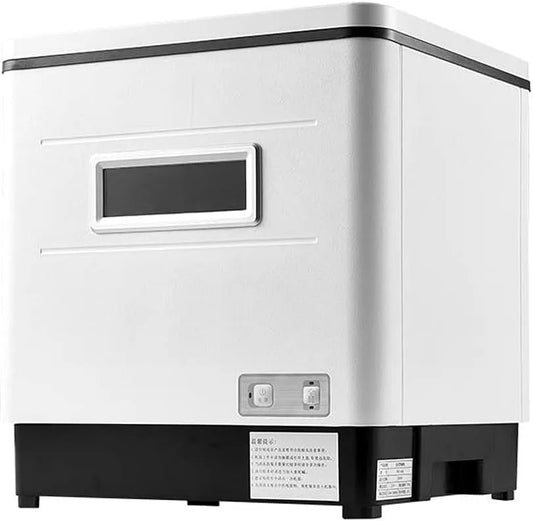 Vaatwasser, 1500 W, roestvrijstalen behuizing, compacte, mini-, roestvrij staal, 360 graden azimut om je vaat af te spoelen
