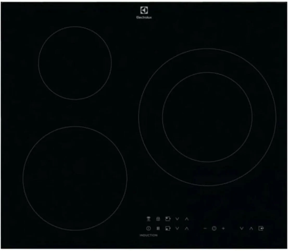 Electrolux LIT60336C inductiekookplaat, timer, elektronisch geregelde inductiezones