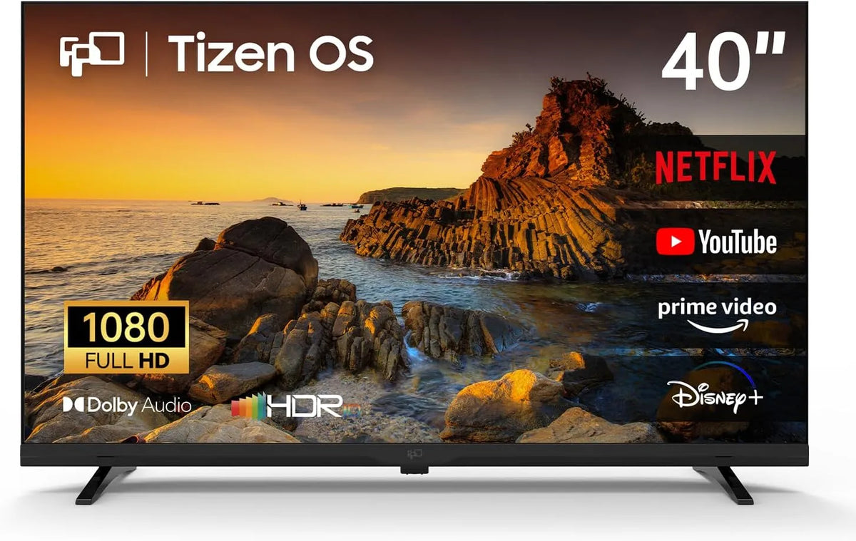 FPD 40 Smart TV, 40 Inch, 1080p, Full HD, Inch 1080p Full HD Tizen OS Flatscreen-televisie Gaming Hub