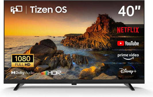 FPD 40 Smart TV, 40 Inch, 1080p, Full HD, Inch 1080p Full HD Tizen OS Flatscreen-televisie Gaming Hub