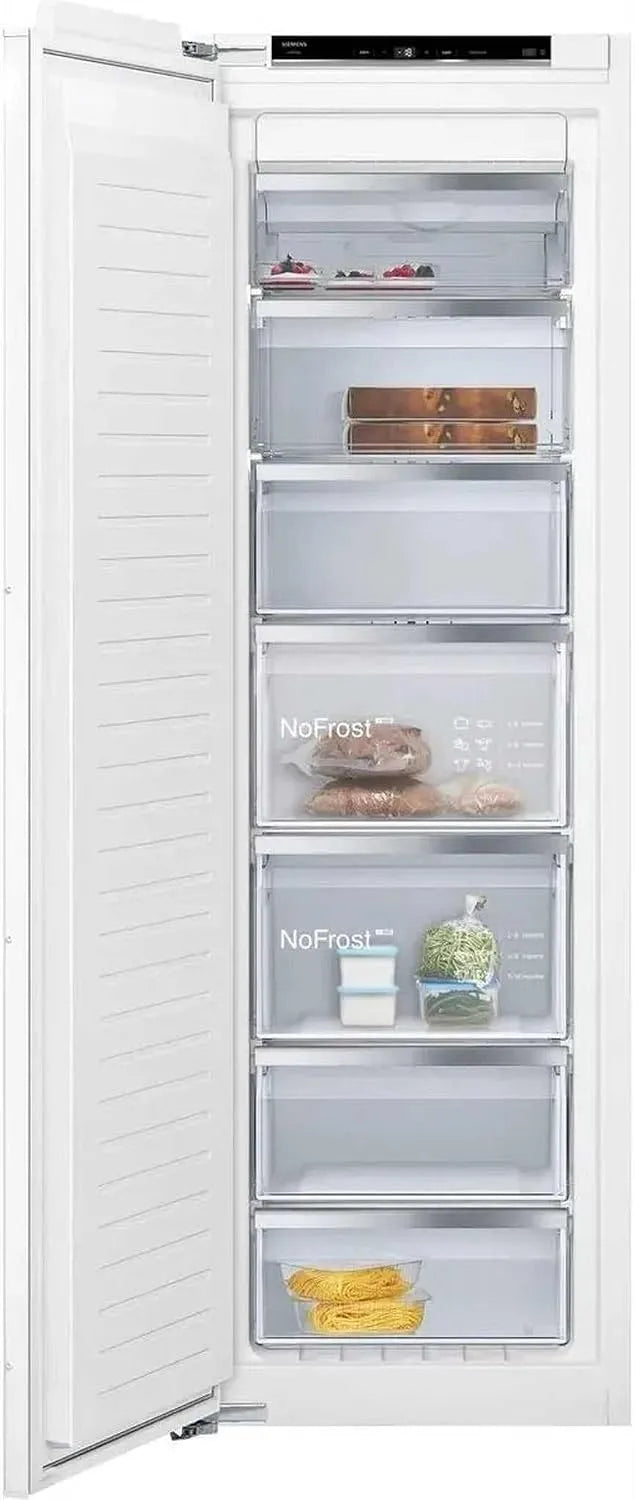 Siemens GI81NACE0 vriezer, 212 l, 55,8 cm, 177,2 x 55,8 cm, iQ500 Inbouw-vrieskast, plat scharnier met zachte sluiting, nooit meer ontdooien