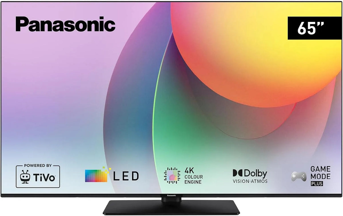 Panasonic TB-65W60AEZ Smart TV, 65 inch, W60-serie 65 inch 4K Ultra HD LED, 4K Colour Engine, Dolby Vision & Atmos, Game Mode Plus