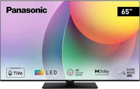 Panasonic TB-65W60AEZ Smart TV, 65 inch, W60-serie 65 inch 4K Ultra HD LED, 4K Colour Engine, Dolby Vision & Atmos, Game Mode Plus
