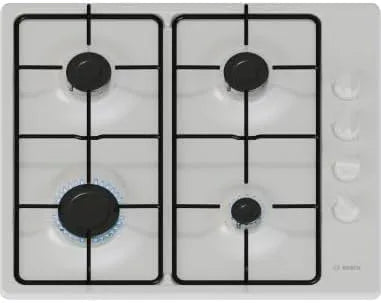Bosch PBP6B2K80 gaskookplaat, Serie 2, afzonderlijk regelbare gasbranders